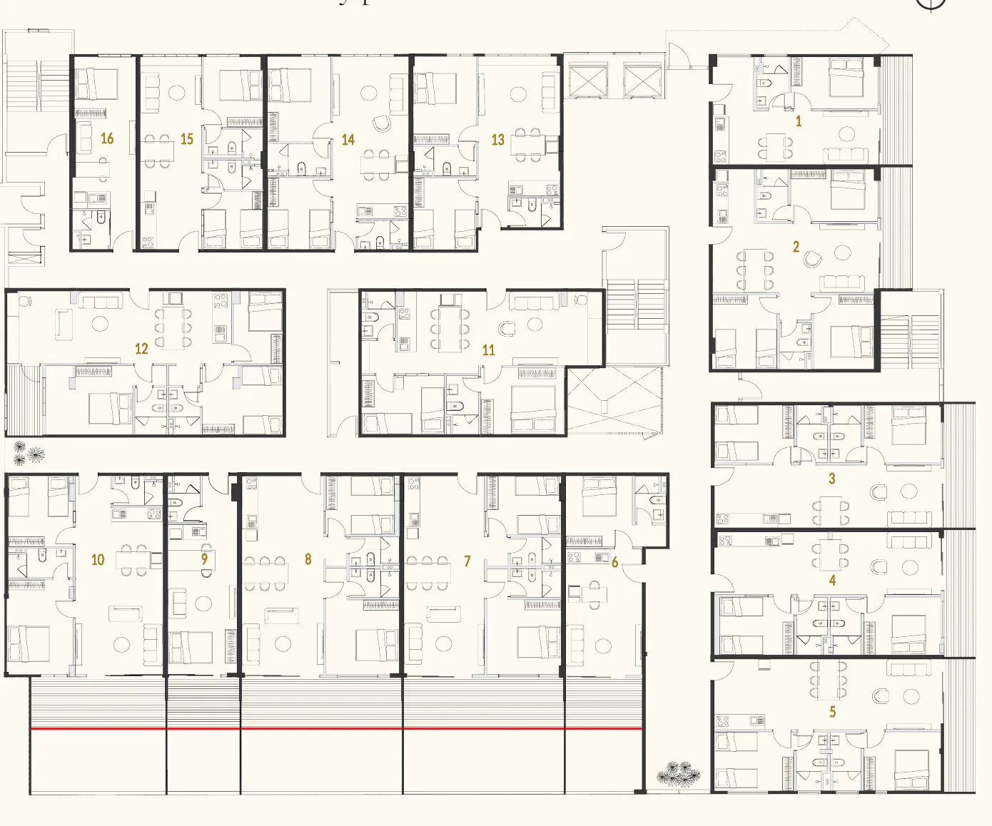 Level 5 typical floor plan